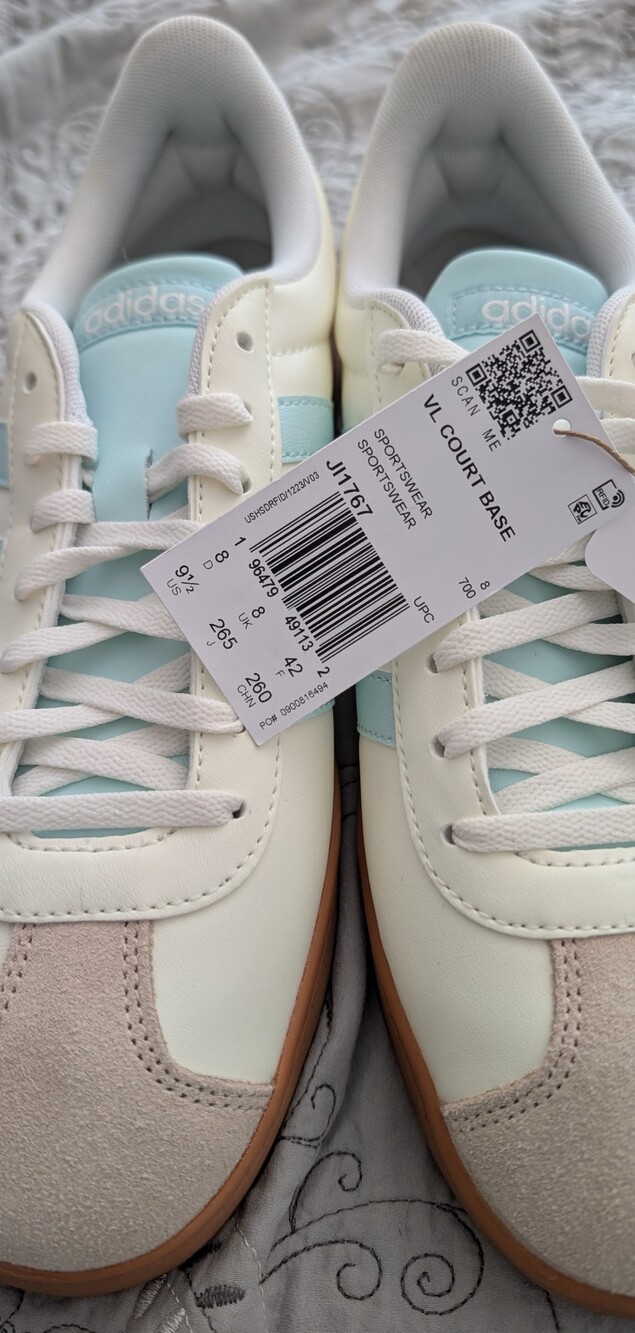 Adidas VL Court Base Sneakers - New - Picture 2 of 3